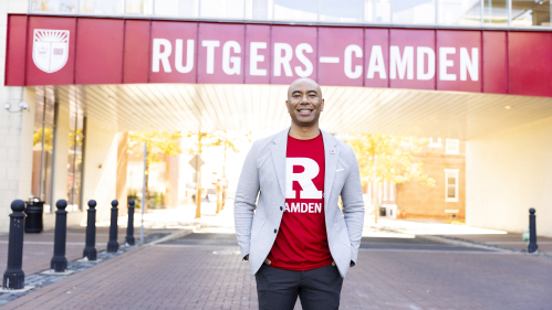 Vaughn Calhoun was recently appointed Vice Chancellor of Student Affairs at Rutgers-Camden.
