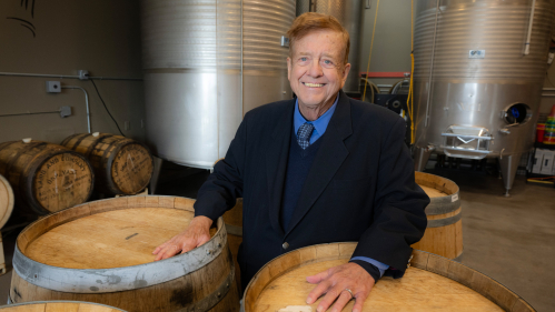 Angus Gillespie at the Cream Ridge Winery