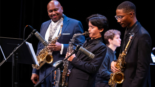 Rutgers Jazz Emsemble performance 