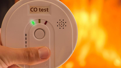 Image of a Carbon Monoxide alarm