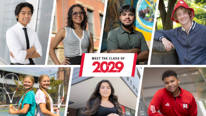 Mosaic of first year students 