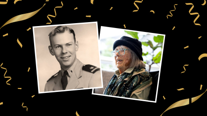 Elizabeth (Betty) Barrett turned 105 and Bob Archiblad is celebrating his 102nd birthday.