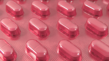 pills in plastic