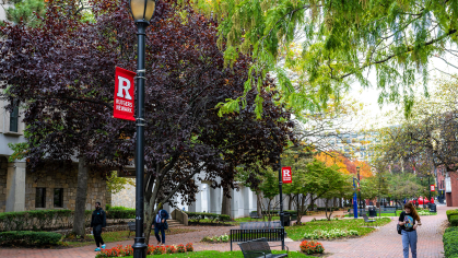 Newark Campus on a fall day