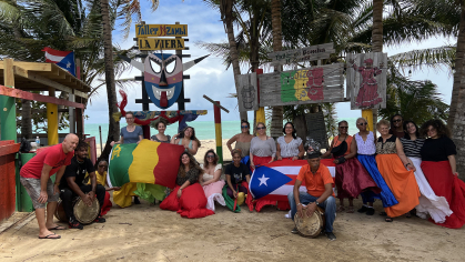 LISTA students during a 2024 spring break trip. 