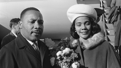 MLK and Coretta Scott King