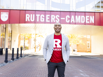 Vaughn Calhoun was recently appointed Vice Chancellor of Student Affairs at Rutgers-Camden.