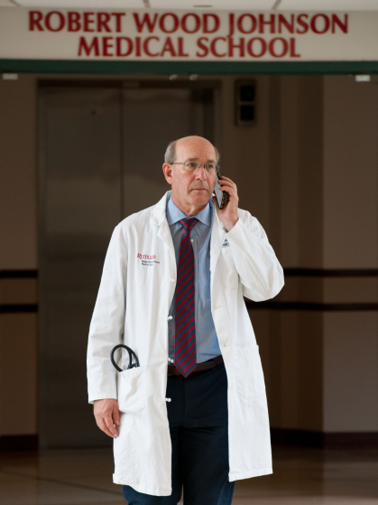 Jeffrey Carson speaking on phone